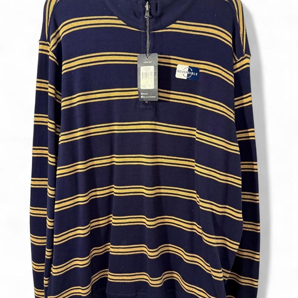 Chaps Men's Blue and Navy Shirt